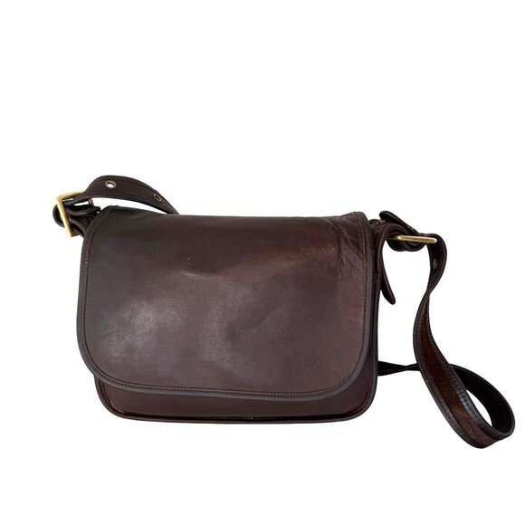 Coach Vintage Patricia's Legacy Cross Body Saddle Flap Bag Serial #9951 - Picture 1 of 15